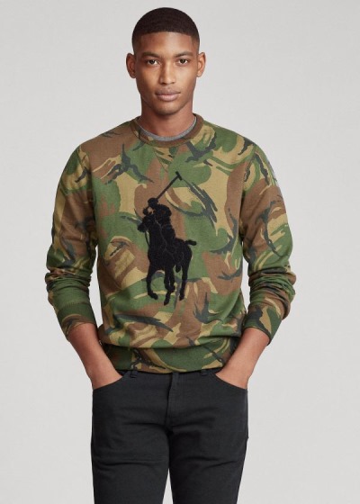 Sudaderas Polo Ralph Lauren Hombre Camuflados - Big Pony - FGHJX1754